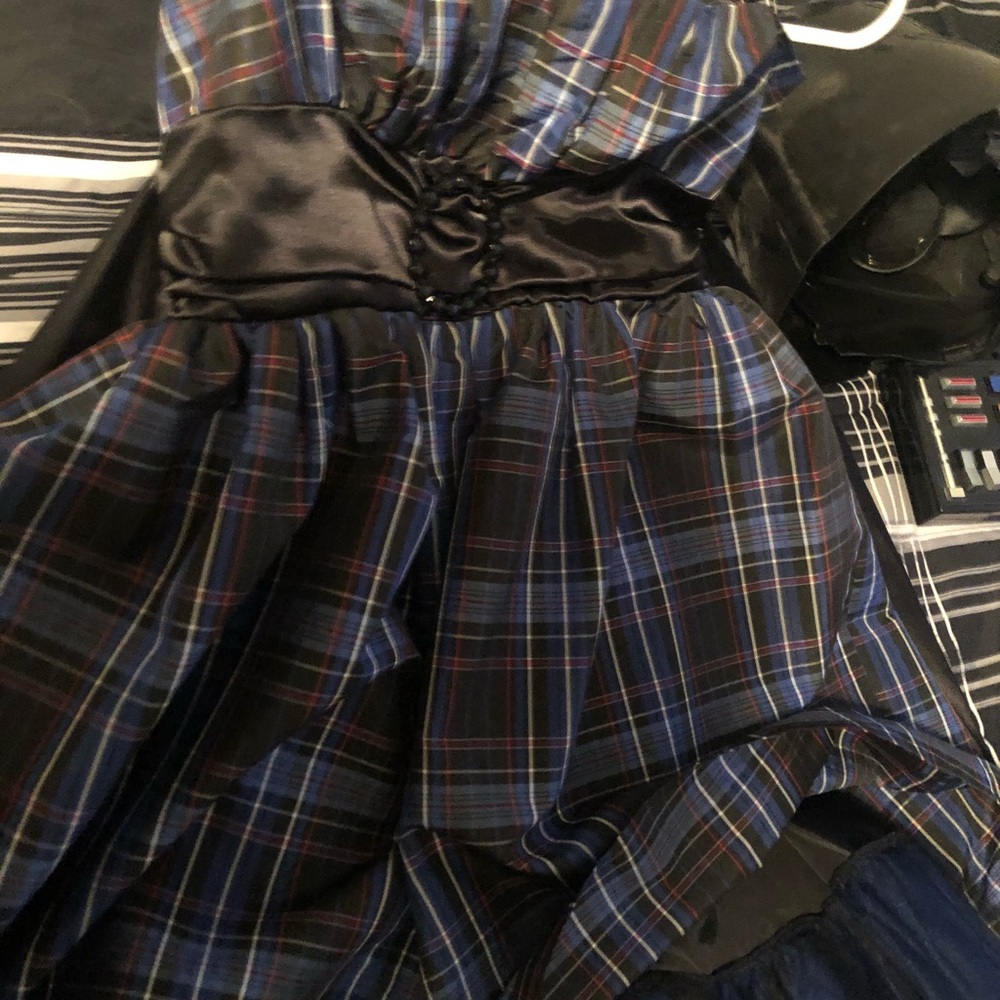 Dresses only worn 1 time have been dry cleaned.